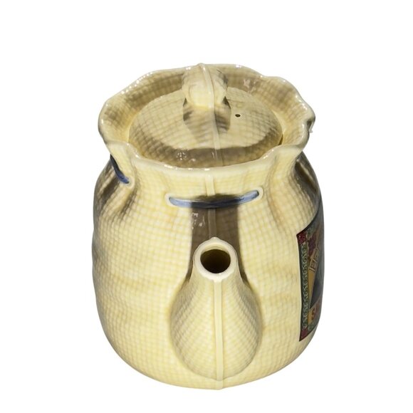 Vintage Petersons Peppers Ceramic Teapot With Lid - Picture 3 of 11